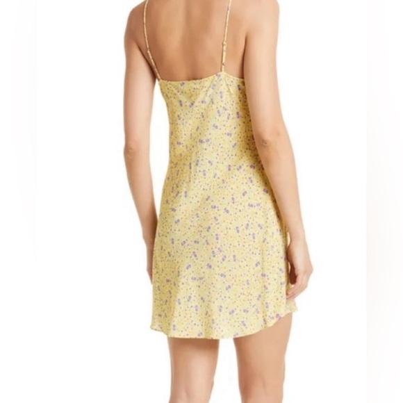 Anthropologie-Favorite Daughter The Drew Floral Mini Slip Dress - Picture 2 of 7